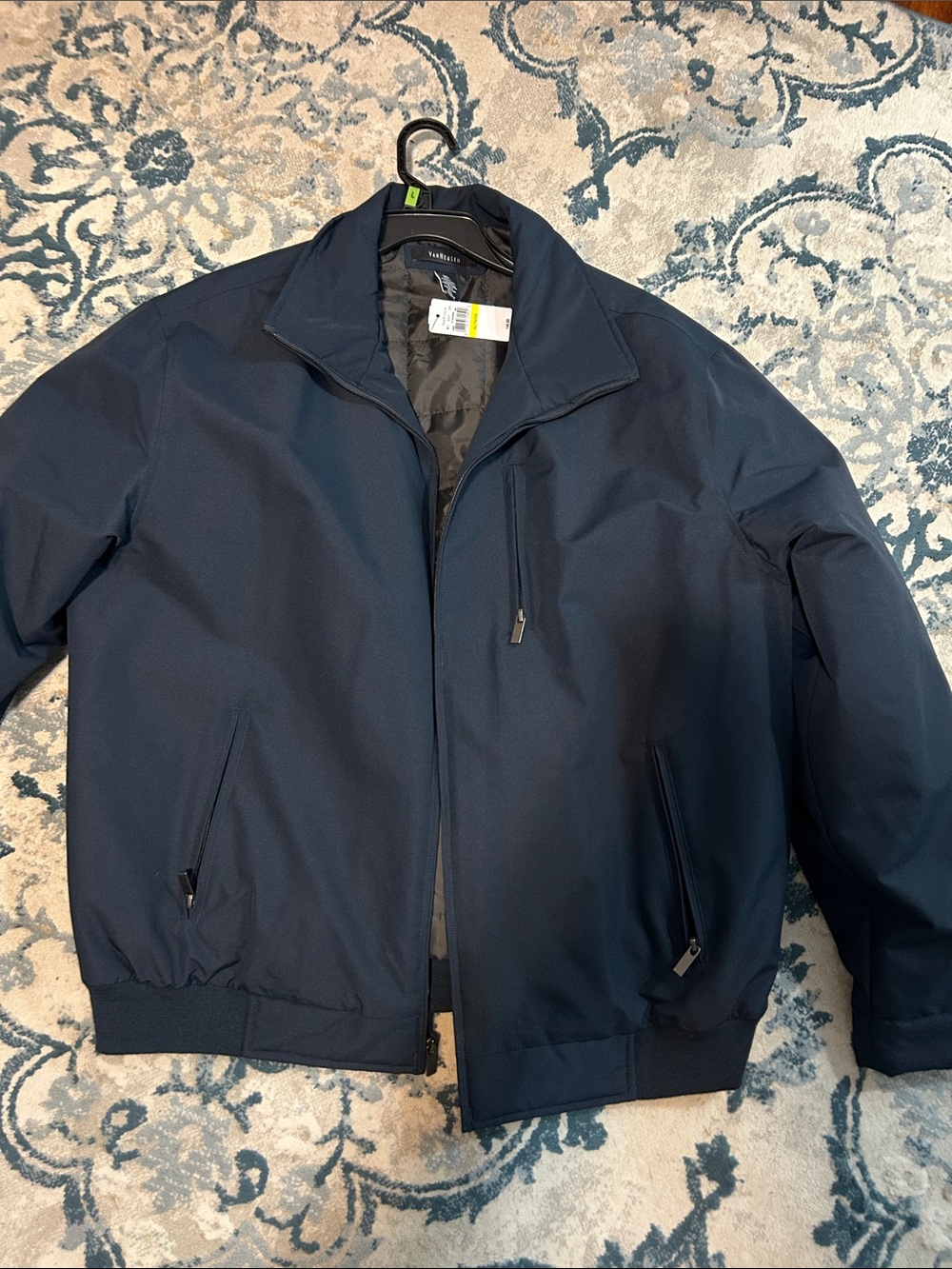 Men's Dark Navy Bomber Jacket
